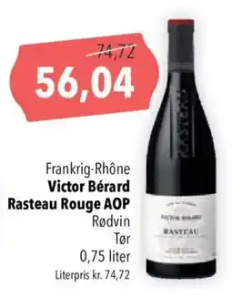 CITTI Markt Victor Bérard Rasteau Rouge AOP Rødvin Angebot