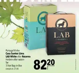 CITTI Markt Portugal-Vinho Casa Santos Lima LAB White eller Reserva Angebot