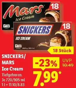 Lidl SNICKERS/ MARS Ice Cream Angebot