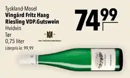 CITTI Markt Tyskland-Mosel Vingård Fritz Haag Riesling VDP.Gutswein Angebot