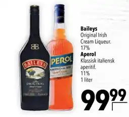 CITTI Markt Baileys Original Irish Cream Liqueur. Aperol Klassisk italiensk aperitif. Angebot