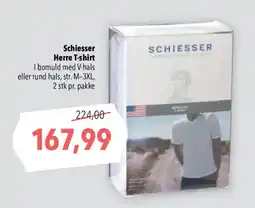CITTI Markt Schiesser Herre T-shirt Angebot