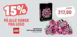 CITTI Markt Lego Botanicals 10374 Lyserød rosenbuket Angebot