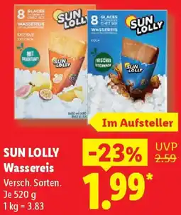 Lidl SUN LOLLY Wassereis Angebot