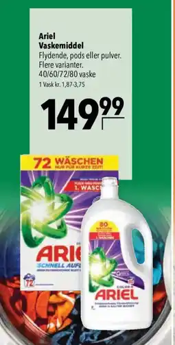 CITTI Markt Ariel Vaskemiddel Angebot
