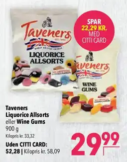 CITTI Markt Taveners Liquorice Allsorts Angebot
