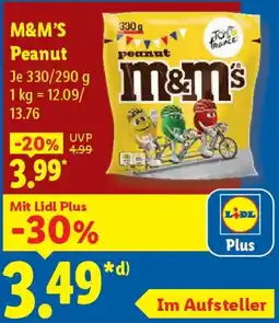 Lidl M&M'S Peanut Angebot