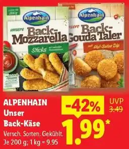 Lidl ALPENHAIN Unser Back-Käse Angebot