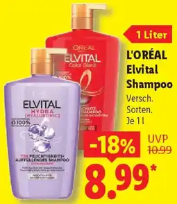 Lidl L'ORÉAL Elvital Shampoo Angebot