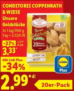 Lidl CONDITOREI COPPENRATH & WIESE Unsere Goldstücke Angebot