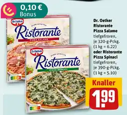 REWE Dr. Oetker Ristorante Pizza Salame Angebot