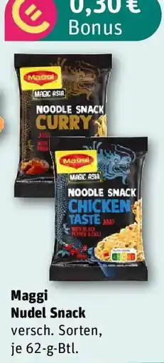 REWE Maggi Nudel Snack Angebot