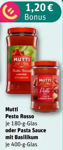 REWE Mutti Pesto Rosso Angebot