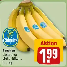 REWE Chiquita Bananen Angebot