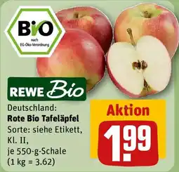 REWE REWE Bio Rote Bio Tafeläpfel Angebot