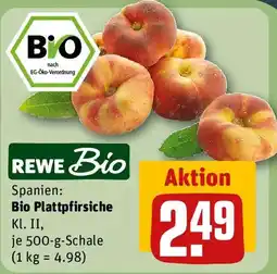 REWE REWE Bio Spanien: Bio Plattfirsiche Angebot