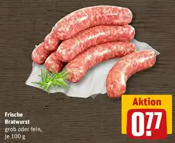 REWE Frische Bratwurst Angebot
