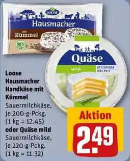 REWE Loose Hausmacher Handkäse mit Kümmel Angebot