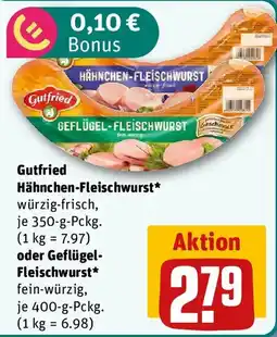 REWE Gutfried Hähnchen-Fleischwurst* Angebot