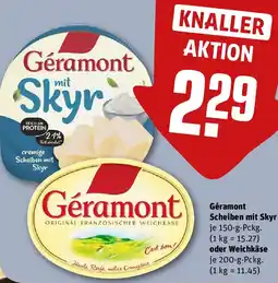 REWE Gérämont Scheiben mit Skyr oder Weichkäse Angebot
