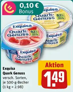 REWE Exquisa Quark Genuss Angebot