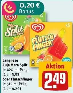 REWE Langnese Cuja Mara Split oder Flutschfinger Angebot