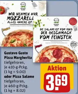 REWE Gustavo Gusto Pizza Margherita Angebot