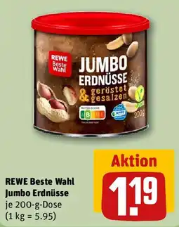 REWE REWE Beste Wahl Jumbo Erdnüsse Angebot