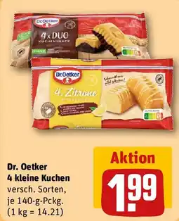 REWE Dr. Oetker 4 kleine Kuchen Angebot