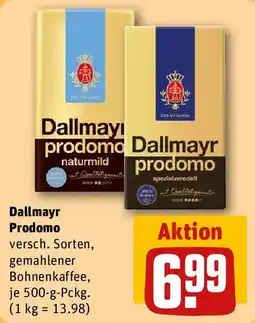 REWE Dallmayr Prodomo Angebot