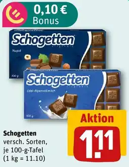 REWE Schogetten Angebot