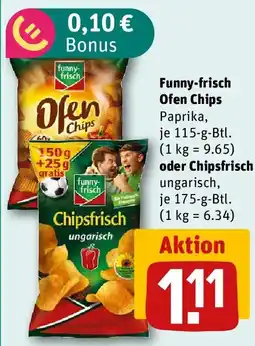 REWE Funny-frisch Ofen Chips Angebot