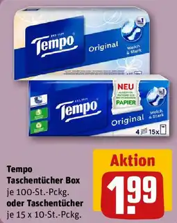 REWE Tempo Taschentücher Angebot