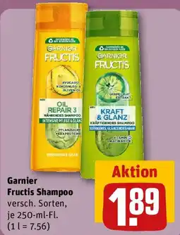 REWE Garnier Fructis Shampoo Angebot