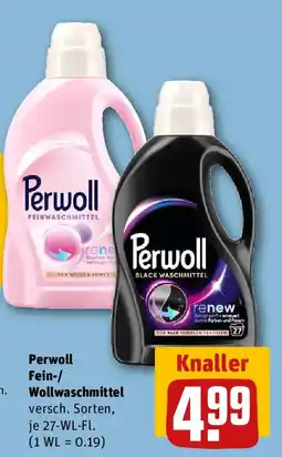 REWE Perwoll Fein-/Wollwaschmittel Angebot
