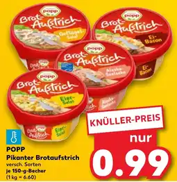Kaufland POPP Pikanter Brotaufstrich Angebot