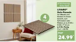 Kaufland LIV&BO® Holz-Paneele Angebot