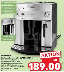 Kaufland DE'LONGHI Kaffeevollautomat »ESAM 3200.S« Angebot