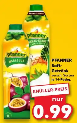 Kaufland Pfanner Saft-Getränk Angebot