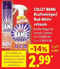 Lidl CILLIT BANG Kraftreiniger/ Bad-Aktivschaum Angebot