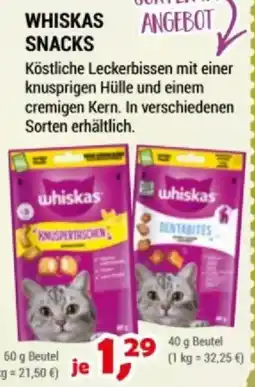 Zookauf WHISKAS SNACKS Angebot