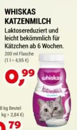 Zookauf WHISKAS KATZENMILCH Angebot
