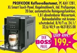 Möbel Boss PROFICOOK Kaffeевollautomat Angebot