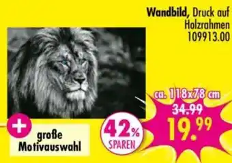 Möbel Boss Wandbild, Druck auf Holzrahmen Angebot