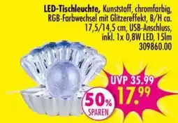 Möbel Boss LED-Tischleuchte, Kunststoff, chromfarbig Angebot