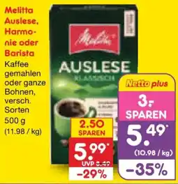 Netto Marken-Discount Melitta Auslese Kaffee Angebot