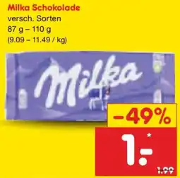 Netto Marken-Discount Milka Schokolade Angebot