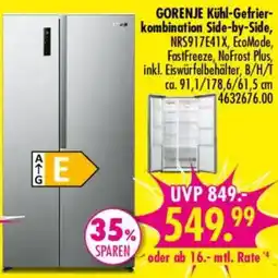 Möbel Boss GORENJE Kühlgfrierkombination Side-by-Side Angebot