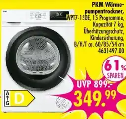 Möbel Boss PKM Wärmepumpentrockner Angebot