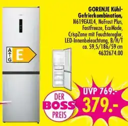 Möbel Boss GORENJE Kühl-Gefrierkombination Angebot